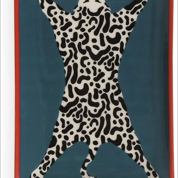 Jonathan Adler Catch All Trinket Tray - RARE- Leopard - Picture 5 of 11